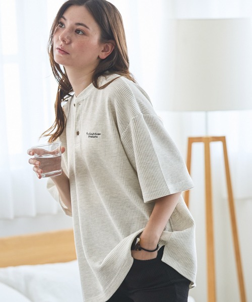 【ほぼ未使用✨】ドゥーズィエムクラス　ワッフルプルオーバー　定価4.4万　シルク ウールワッフル クルーネックマキシワンピース | maison TOMORROWLAND