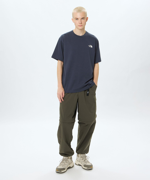 THE NORTH FACE(ザノースフェイス)の「THE NORTH FACE / ザ ノースフェイス バンダナ スクエア ロゴ Tシャツ(Tシャツ/カットソー・メンズ・チャコールグレー/ブラック/ネイビー・MEDIUM/LARGE/X-LARGE)」の5枚目の写真