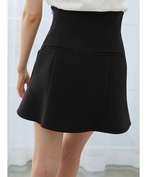 SNIDEL（スナイデル）の「ヘムフレアスカショ（その他パンツ・レディース・その他/ワイン/ブラック・1/0）」の8枚目の写真