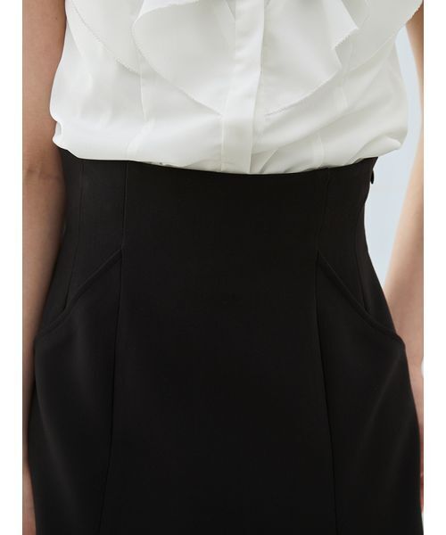 SNIDEL（スナイデル）の「ヘムフレアスカショ（その他パンツ・レディース・その他/ワイン/ブラック・1/0）」の10枚目の写真