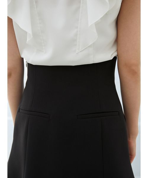 SNIDEL（スナイデル）の「ヘムフレアスカショ（その他パンツ・レディース・その他/ワイン/ブラック・1/0）」の13枚目の写真