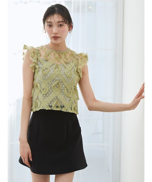 SNIDEL（スナイデル）の「ヘムフレアスカショ（その他パンツ・レディース・その他/ワイン/ブラック・1/0）」の16枚目の写真