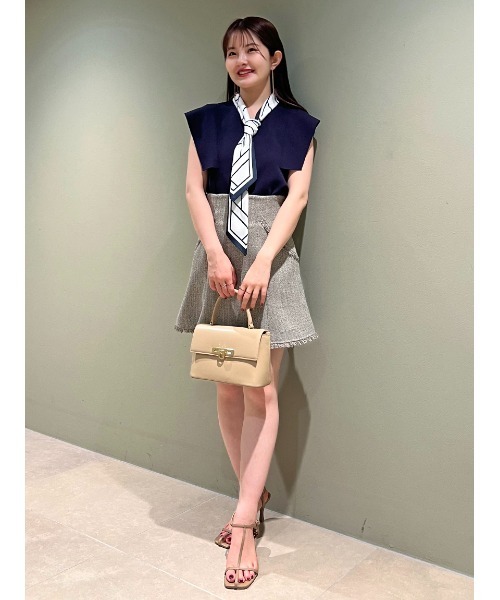 SNIDEL（スナイデル）の「ヘムフレアスカショ（その他パンツ・レディース・その他/ワイン/ブラック・1/0）」の6枚目の写真