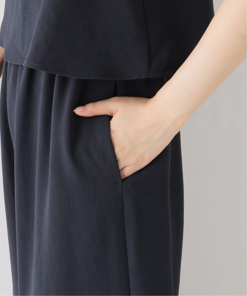 NOBLE ダブルクレープスリーブレスオールインワン 追加》ダブルクレープスリーブレスオールインワン3（つなぎ