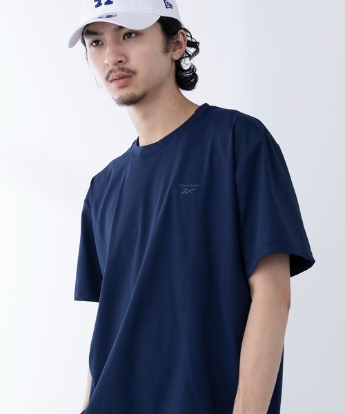 Reebok（リーボック）の「【Reebok】UVカット 水陸両用 半袖Tシャツ（Tシャツ/カットソー・メンズ・ネイビー/ブラック/ホワイト・LL/M/L）」の3枚目の写真