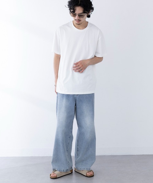 Reebok（リーボック）の「【Reebok】UVカット 水陸両用 半袖Tシャツ（Tシャツ/カットソー・メンズ・ネイビー/ブラック/ホワイト・LL/M/L）」の16枚目の写真