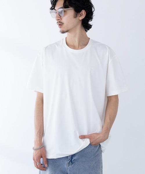 Reebok（リーボック）の「【Reebok】UVカット 水陸両用 半袖Tシャツ（Tシャツ/カットソー・メンズ・ネイビー/ブラック/ホワイト・LL/M/L）」の11枚目の写真