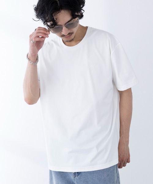 Reebok（リーボック）の「【Reebok】UVカット 水陸両用 半袖Tシャツ（Tシャツ/カットソー・メンズ・ネイビー/ブラック/ホワイト・LL/M/L）」の12枚目の写真