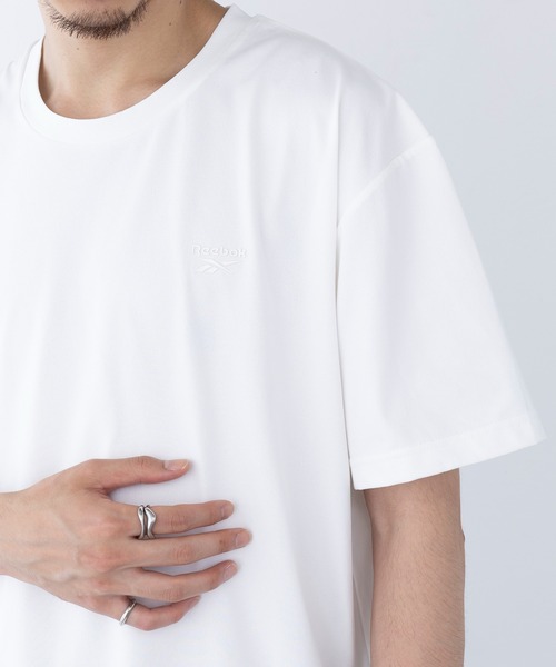 Reebok（リーボック）の「【Reebok】UVカット 水陸両用 半袖Tシャツ（Tシャツ/カットソー・メンズ・ネイビー/ブラック/ホワイト・LL/M/L）」の10枚目の写真