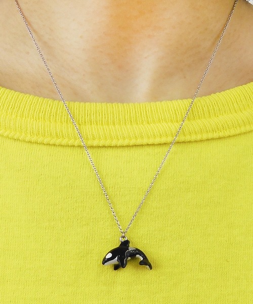 ネックレス　シャチ トライバル オルカ シャチ ペンダント＆ネックレス - ショップ