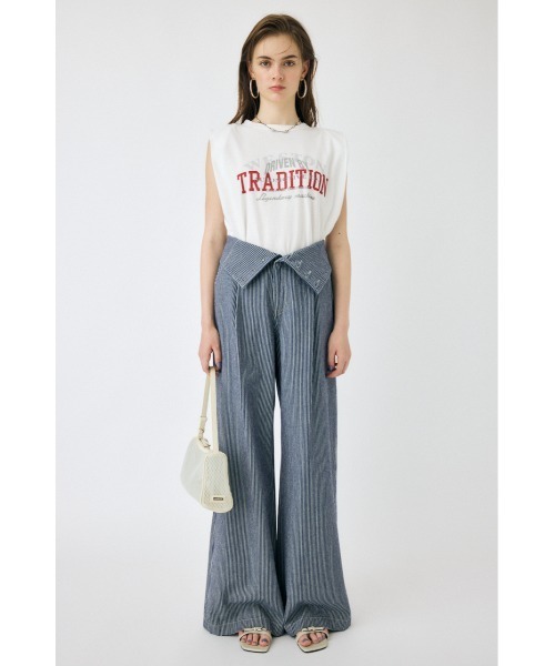tシャツ OVERLAPPING LOGOS N/S Tシャツ レディース OVERLAPPING LOGOS N/S Tシャツ（Tシャツ/カットソー）｜MOUSSY