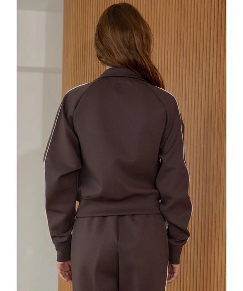 IRAL(アイラル)の「W ZIP TRACK JACKET(ジャージ・レディース・チャコールグレー/ブラック/グレー・FREE)」の18枚目の写真