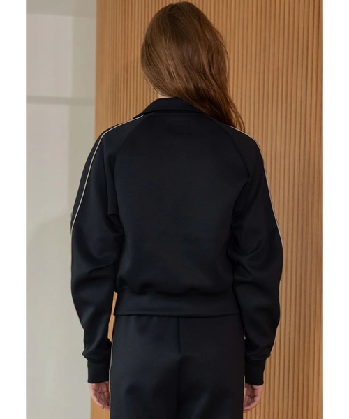 IRAL(アイラル)の「W ZIP TRACK JACKET(ジャージ・レディース・チャコールグレー/ブラック/グレー・FREE)」の14枚目の写真