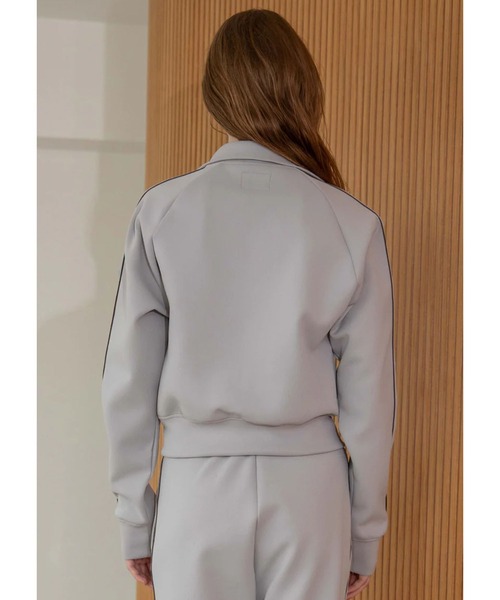 IRAL(アイラル)の「W ZIP TRACK JACKET(ジャージ・レディース・チャコールグレー/ブラック/グレー・FREE)」の17枚目の写真