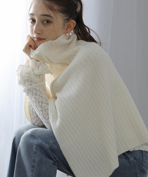 セール】many way ウールケープストール（ストール/ショール）｜La