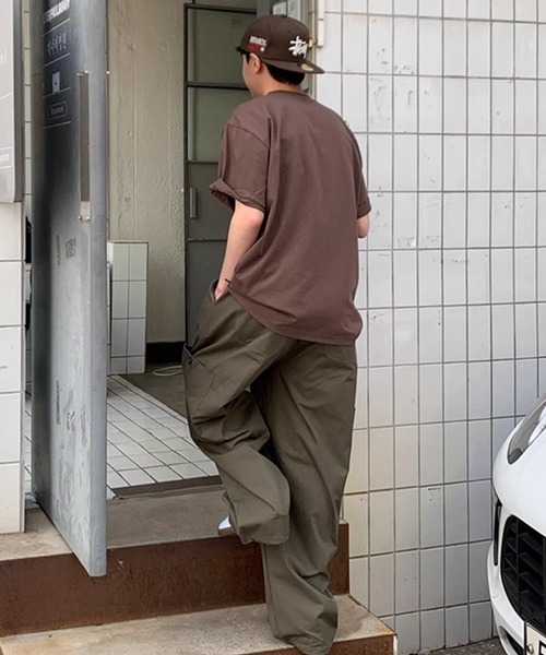 NOWLE(ノウル)の「【NOWLE】テキスト デザイン プリント 半袖 Tシャツ(Tシャツ/カットソー・メンズ・ホワイト/ブラウン・MEDIUM/LARGE/X-LARGE)」の12枚目の写真