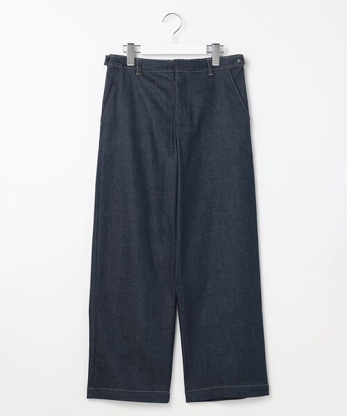 J.PRESS Ladies(J.プレス レディス)の「【WEB限定カラーあり】ハイパワーデニムツイル ワイドパンツ(その他パンツ・レディース・ベージュ系/ブラック系/ネイビー系・S/XS/XXS)」の11枚目の写真