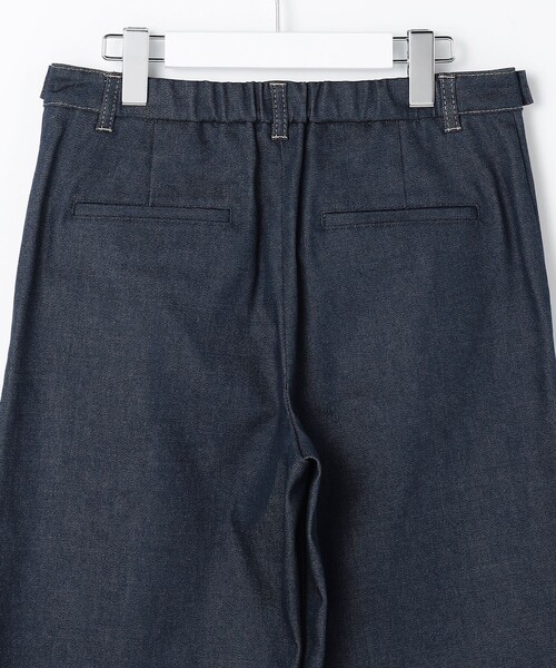 J.PRESS Ladies(J.プレス レディス)の「【WEB限定カラーあり】ハイパワーデニムツイル ワイドパンツ(その他パンツ・レディース・ベージュ系/ブラック系/ネイビー系・S/XS/XXS)」の8枚目の写真