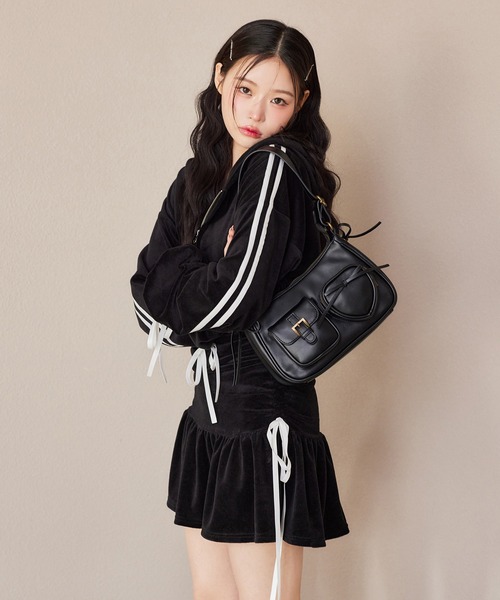 セール】サイドラインリボンパーカー（パーカー）｜one after another