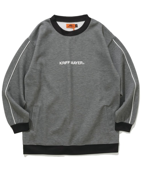 KRIFF MAYER Kid's Collection（クリフメイヤーキッズコレクション）の「【セットアップ対応可】パイピングクループルオーバー（スウェット・キッズ・ブラック/グリーン/ネイビー/グレー・150/140/130/120/170/160）」の12枚目の写真