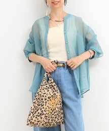 MICO COULIER | シアーリネンライクシャツ(シャツ/ブラウス)