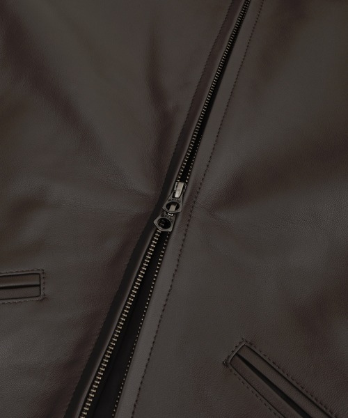 MEN'S BIGI（メンズビギ）の「クロームタンニングシープレザージャケット（ブルゾン・メンズ・ブラック・02/04/03）」の7枚目の写真