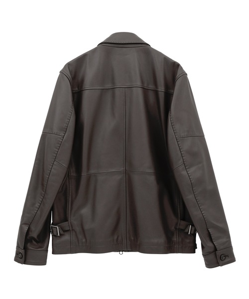 MEN'S BIGI（メンズビギ）の「クロームタンニングシープレザージャケット（ブルゾン・メンズ・ブラック・02/04/03）」の4枚目の写真