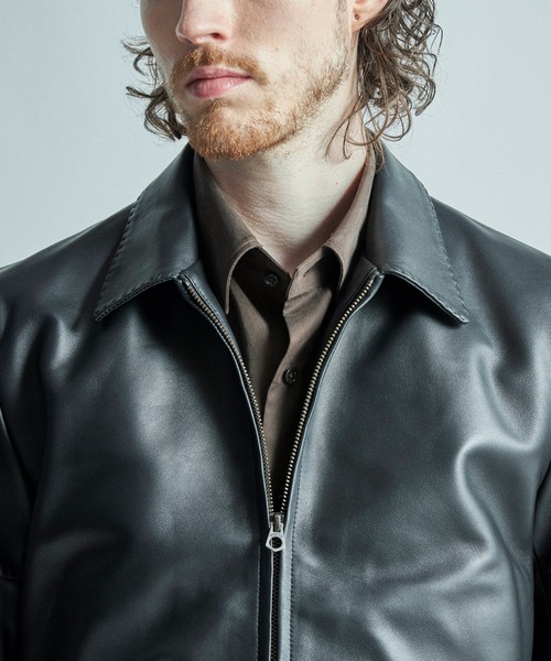 セール】クロームタンニングシープレザージャケット（ブルゾン