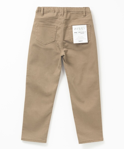 NAVY（ネイビー）の「NAVY のびるモン ストレッチストレートギャザーパンツ（デニムパンツ・キッズ・ブラック/ターコイズブルー/チャコールグレー/ブルー/ブラウン/ネイビー・130/120/160/150/140）」の3枚目の写真