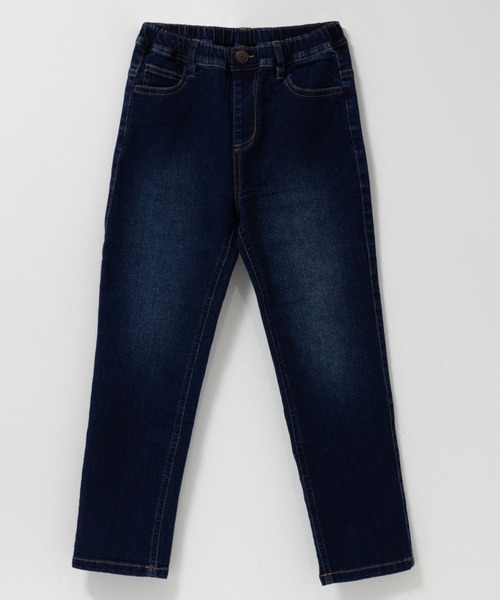NAVY（ネイビー）の「NAVY のびるモン ストレッチストレートギャザーパンツ（デニムパンツ・キッズ・ブラック/ターコイズブルー/チャコールグレー/ブルー/ブラウン/ネイビー・130/120/160/150/140）」の18枚目の写真