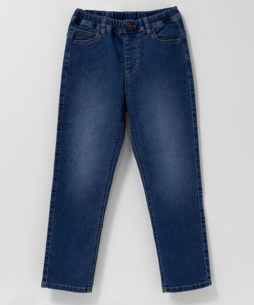 NAVY（ネイビー）の「NAVY のびるモン ストレッチストレートギャザーパンツ（デニムパンツ・キッズ・ブラック/ターコイズブルー/チャコールグレー/ブルー/ブラウン/ネイビー・130/120/160/150/140）」の20枚目の写真