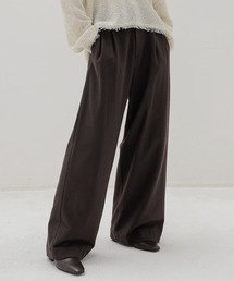 both sides brushed 2tuck pants(両面起毛2タックパンツ)