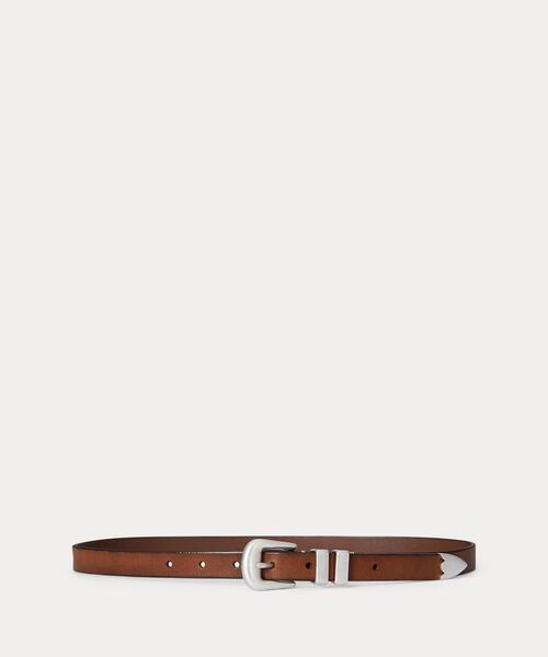 Ralph Lauren ブラウンレザーベルト Ralph Lauren ブラウンレザーベルト - メルカリ