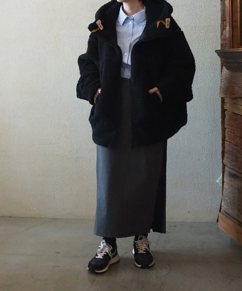 JOURNAL STANDARD LUXE(ジャーナルスタンダード ラックス)の「TRストレッチ サスペンダースカート(スカート・レディース・チャコールグレー・FREE)」の21枚目の写真