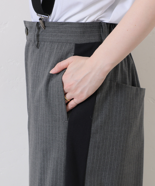 journal standard luxe MAY サスペンダーベルト スカート TR