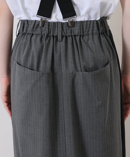 JOURNAL STANDARD LUXE(ジャーナルスタンダード ラックス)の「TRストレッチ サスペンダースカート(スカート・レディース・チャコールグレー・FREE)」の4枚目の写真