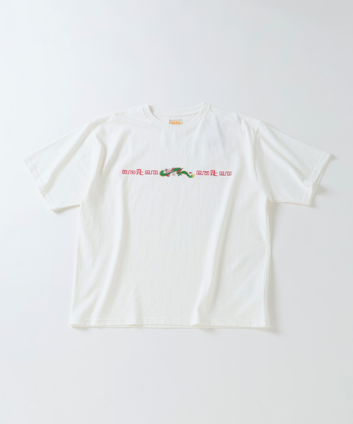 JOURNAL STANDARD(ジャーナルスタンダード)の「MALL / モール プリント Tシャツ(Tシャツ/カットソー・メンズ・ホワイト/ネイビー/ホワイト系その他/ブルー系その他・MEDIUM/LARGE)」の2枚目の写真