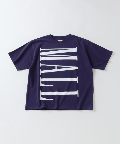 JOURNAL STANDARD(ジャーナルスタンダード)の「MALL / モール プリント Tシャツ(Tシャツ/カットソー・メンズ・ホワイト/ネイビー/ホワイト系その他/ブルー系その他・MEDIUM/LARGE)」の3枚目の写真