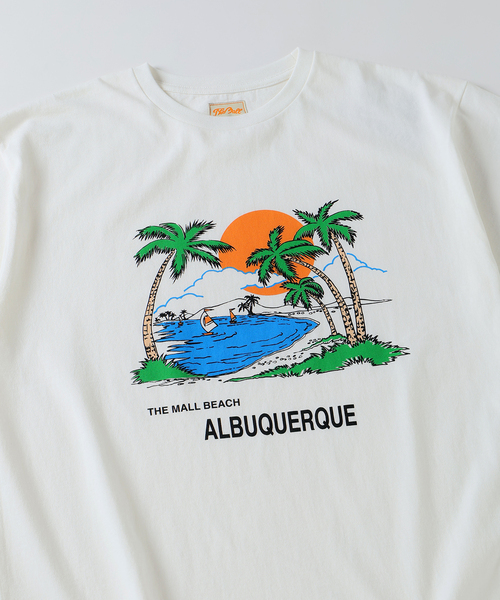 JOURNAL STANDARD(ジャーナルスタンダード)の「MALL / モール プリント Tシャツ(Tシャツ/カットソー・メンズ・ホワイト/ネイビー/ホワイト系その他/ブルー系その他・MEDIUM/LARGE)」の5枚目の写真