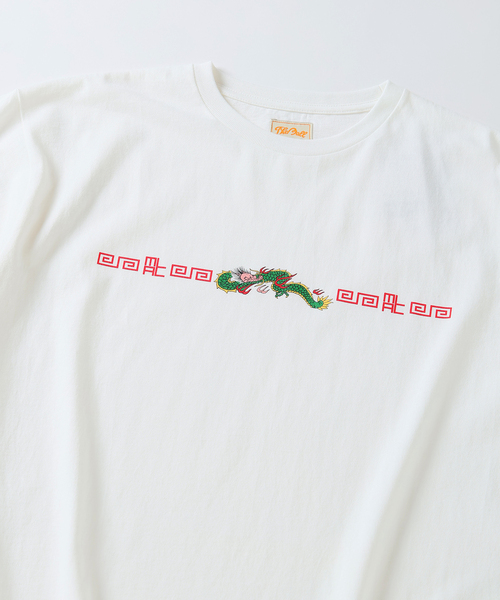 JOURNAL STANDARD(ジャーナルスタンダード)の「MALL / モール プリント Tシャツ(Tシャツ/カットソー・メンズ・ホワイト/ネイビー/ホワイト系その他/ブルー系その他・MEDIUM/LARGE)」の6枚目の写真