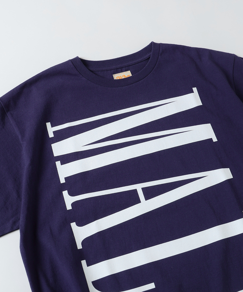 JOURNAL STANDARD(ジャーナルスタンダード)の「MALL / モール プリント Tシャツ(Tシャツ/カットソー・メンズ・ホワイト/ネイビー/ホワイト系その他/ブルー系その他・MEDIUM/LARGE)」の11枚目の写真