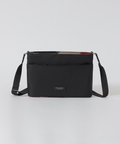 BLUE LABEL CRESTBRIDGE（ブルーレーベルクレストブリッジ）の「パーシャルクレストブリッジチェックナイロンミニショルダー（ショルダーバッグ・レディース・ブラック/ライトピンク/ダークネイビー・FREE）」の11枚目の写真