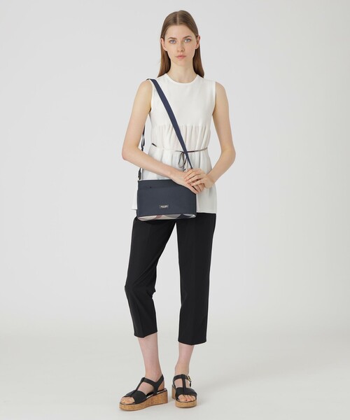 BLUE LABEL CRESTBRIDGE（ブルーレーベルクレストブリッジ）の「パーシャルクレストブリッジチェックナイロンミニショルダー（ショルダーバッグ・レディース・ブラック/ライトピンク/ダークネイビー・FREE）」の10枚目の写真