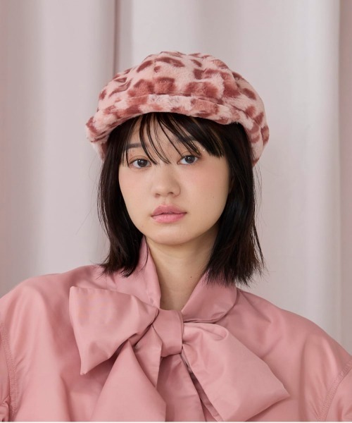 kaorinomori（カオリノモリ）の「kaorinomori ハニーキャス / カオリノモリ（キャスケット・レディース・グレー/ピンク/ライトブルー・M/57.5cm）」の3枚目の写真