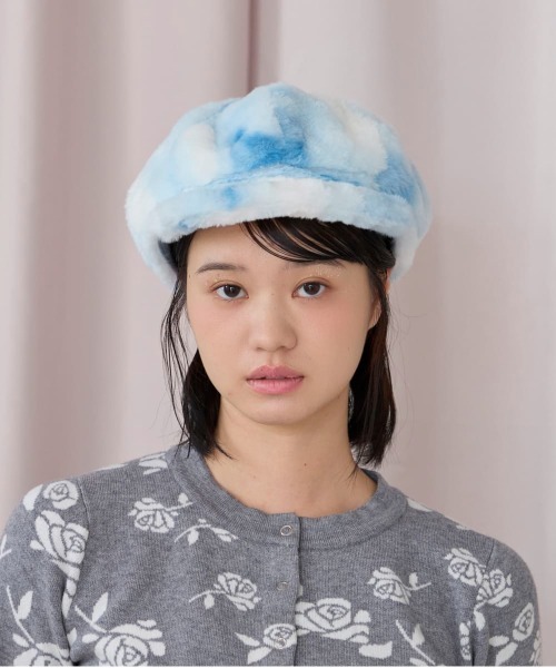 kaorinomori（カオリノモリ）の「kaorinomori ハニーキャス / カオリノモリ（キャスケット・レディース・グレー/ピンク/ライトブルー・M/57.5cm）」の2枚目の写真