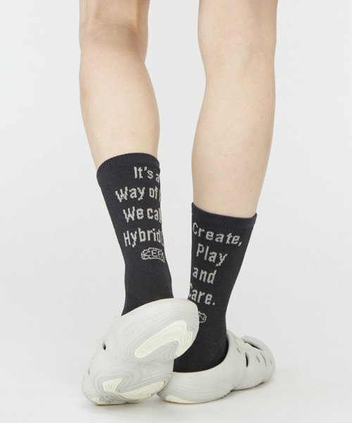 KEEN(キーン)の「WA-SHI SOCKS CREW / ワシ ソックス クルー(ソックス/靴下・メンズ・ブラック・L/M/S)」の3枚目の写真