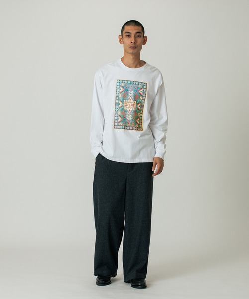 SILAS(サイラス)の「CAUCASUS L/S TEE(Tシャツ/カットソー・メンズ・ブラウン/ブルー/イエロー/ブラック・XL/L/M)」の14枚目の写真
