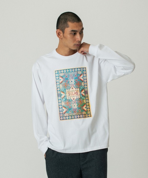 SILAS(サイラス)の「CAUCASUS L/S TEE(Tシャツ/カットソー・メンズ・ブラウン/ブルー/イエロー/ブラック・XL/L/M)」の17枚目の写真