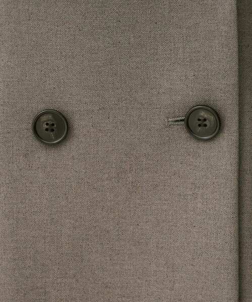 UNTITLED（アンタイトル）の「【セットアップ可/洗える】スラブテーラードカラージレ（ベスト・レディース・ブラウン系その他/ブラック・48/44/04/02/01/00）」の18枚目の写真