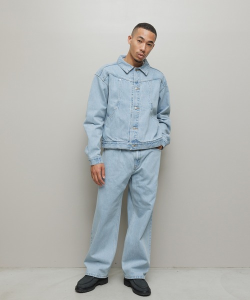 BAL（バル）の「12OZ STRAIGHT LEG 5P JEAN（デニムパンツ・メンズ・インディゴブルー/グレー/ブラック・4/3/2/1）」の22枚目の写真